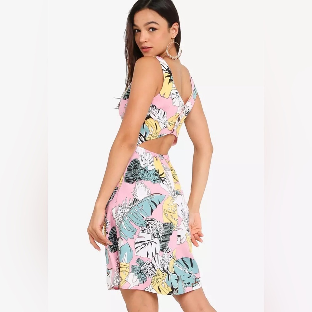 Open Back Floral Dress- Small and XSmall